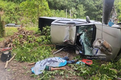 Un trágico accidente vial ocurrió la mañana de este martes en el Estero, Talanga cobrando la vida de dos personas.