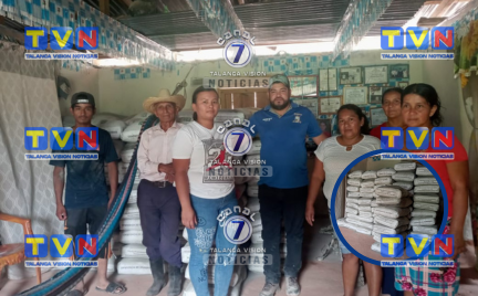 Entrega de materiales para construcción de pisos