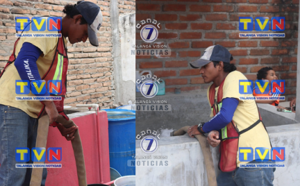Continua abastecimiento de agua por parte de la alcaldía de Talanga