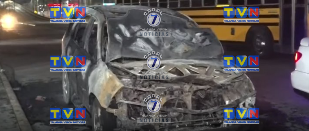 «Ocupantes de vehículo evitan tragedia tras incendio en La Lima»