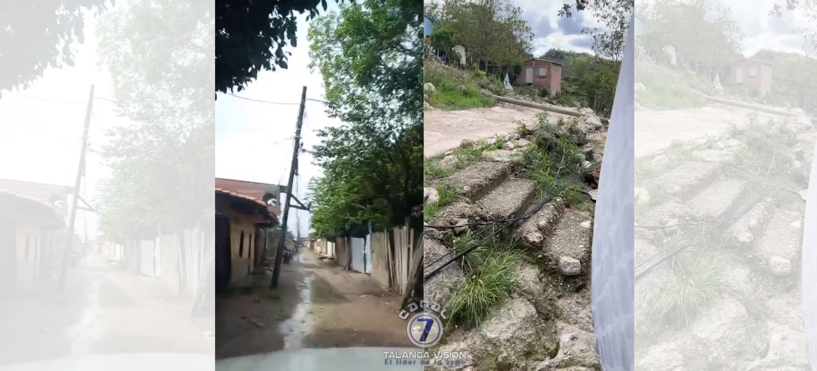 Postes en mal estado: un riesgo constante en Talanga