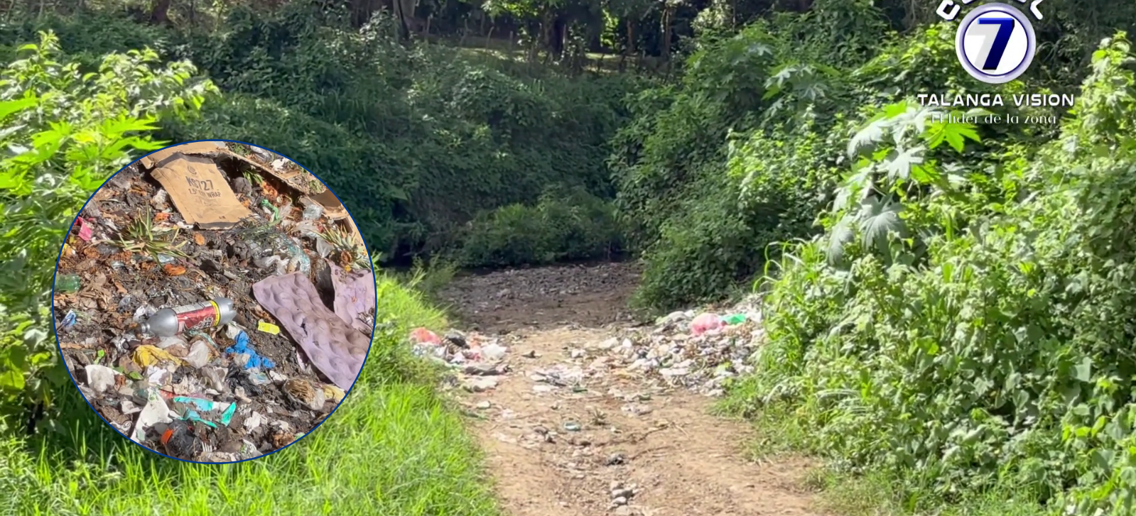 Video: Preocupa contaminación en el río Cuyametepe; denuncian vertido de desechos en “el puentón”