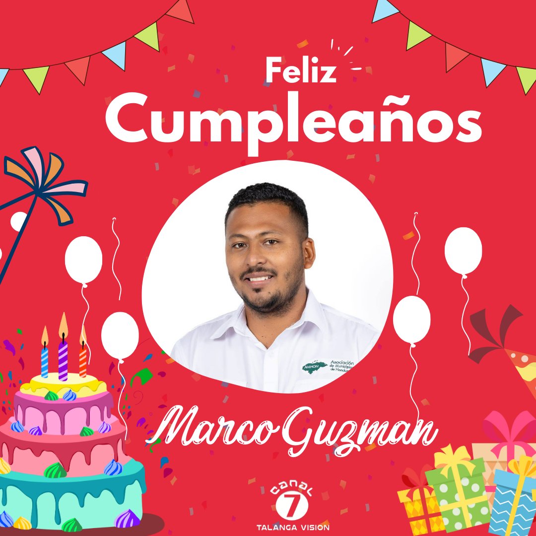 Feliz Cumpleaños Marco Guzmán