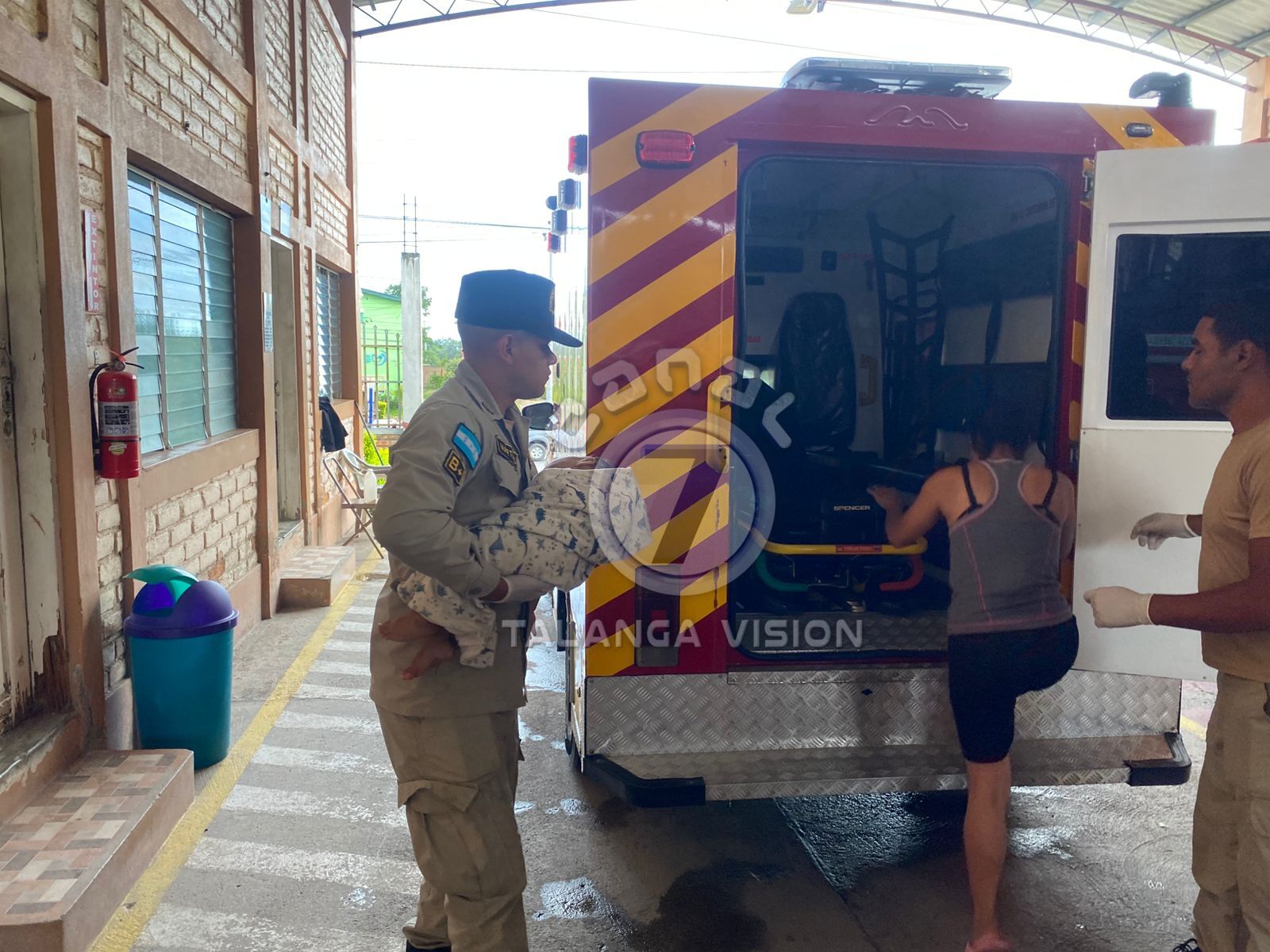 Bebé de un año resulta herido por arma blanca en Talanga.