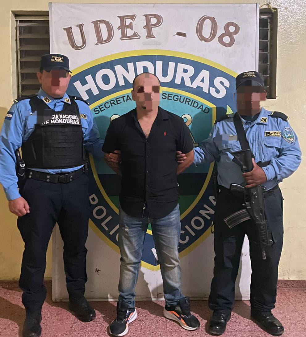 Capturan en flagrancia a hombre por amenazas y daños en Talanga.