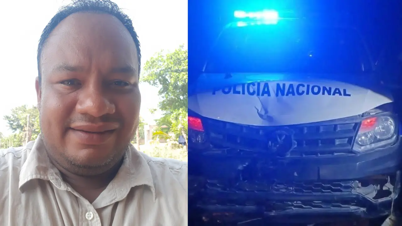 Fallece pastor tras ser embestido por patrulla policial en Tocoa, Colón.