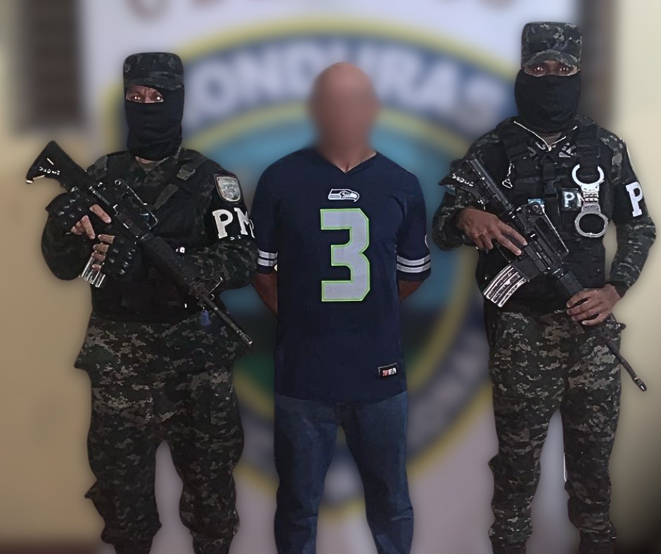 Capturan a alias “Lesman” con armas de fuego en El Porvenir, Francisco Morazán.