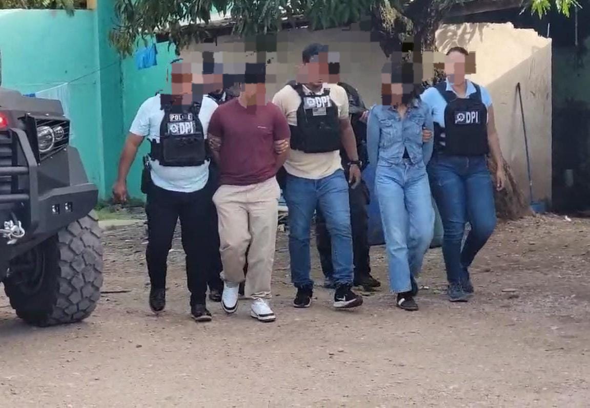 DPI captura a hija y yerno por el asesinato de una mujer en Patuca, Olancho.